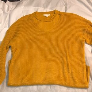 Yellow Oversized sweater